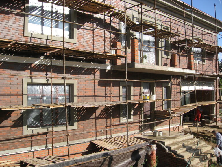 технология облицовки фасада клинкерной плиткой