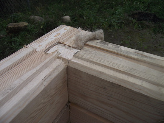 Теплый угол брусового дома - как сделать так, чтобы углы дома не промерзали 4