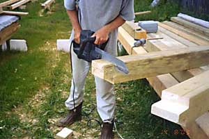 Теплый угол брусового дома - как сделать так, чтобы углы дома не промерзали 1