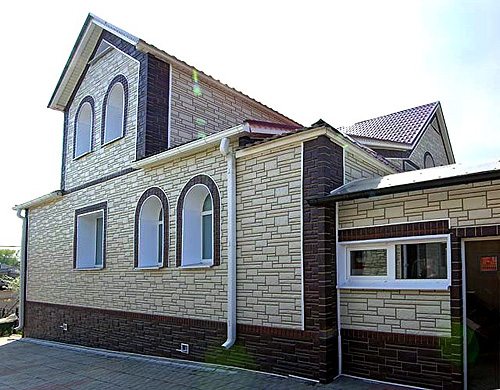 цокольный сайдинг скалистый камень