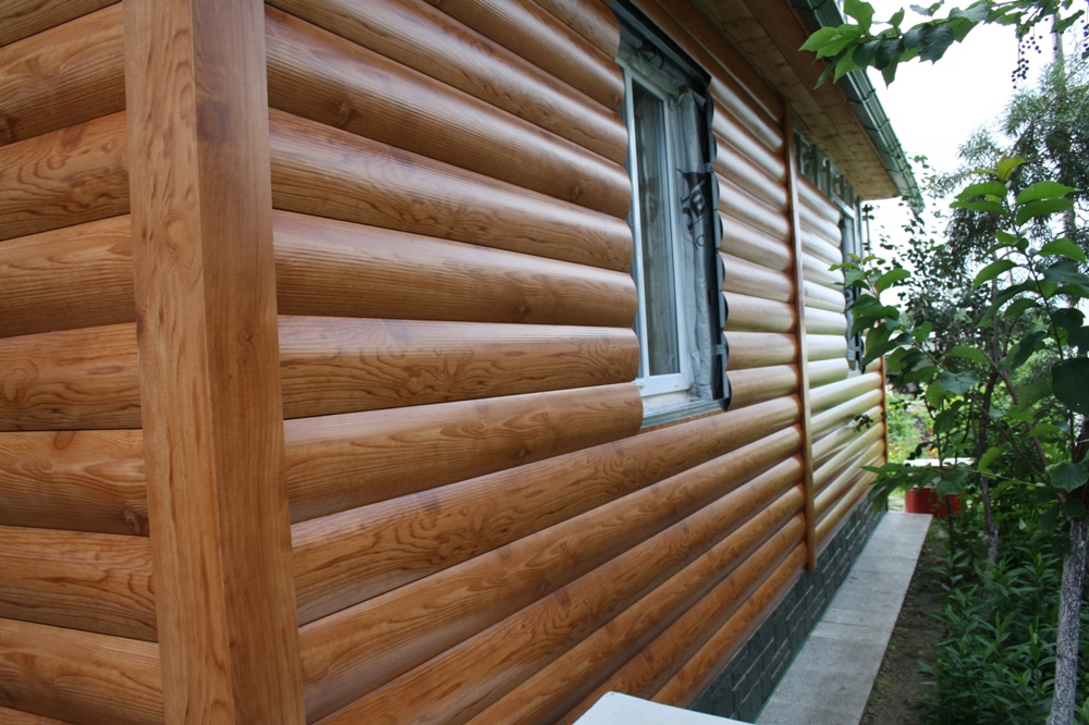 сайдинг под бревно виниловый