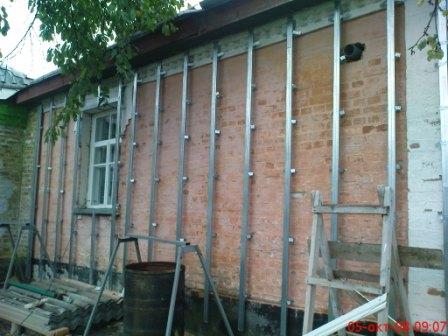 устройство обрешетки под сайдинг