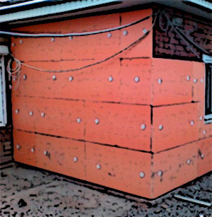 Процесс утепления дома экструдированным пенополистиролом 1