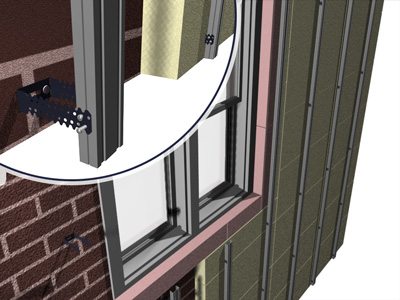 каркас под сайдинг монтаж