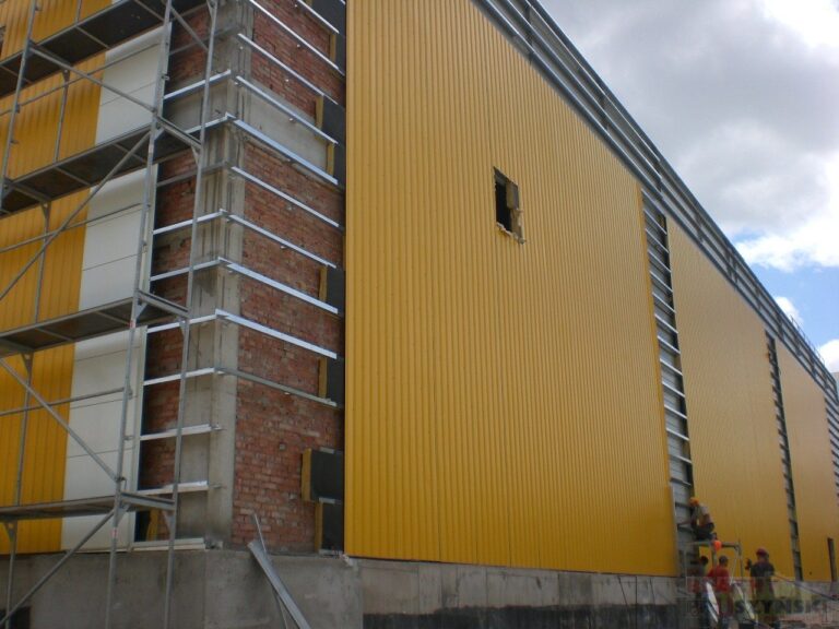 вентилируемый фасад из профлиста