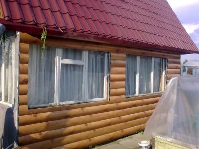 виниловый сайдинг под блок хаус