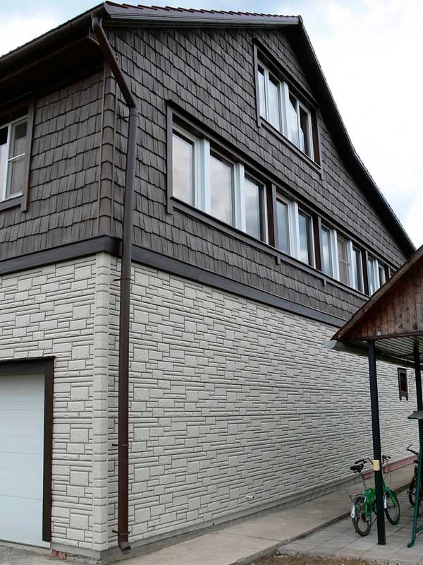 виниловый сайдинг под дранку