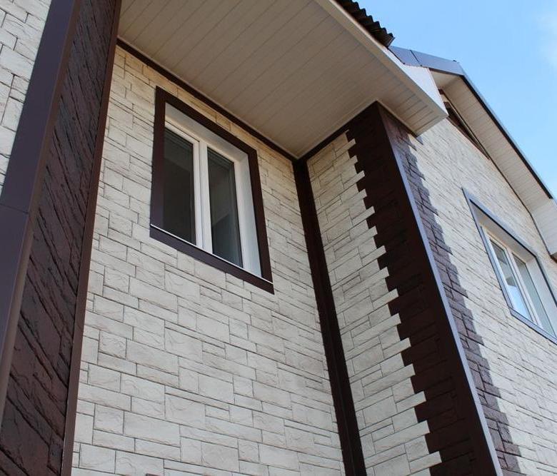 виниловый сайдинг под камень