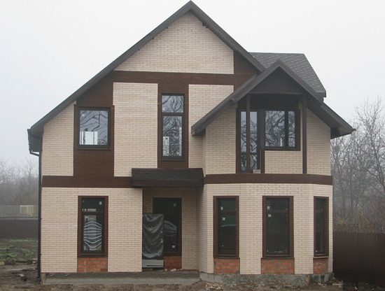 Внешняя отделка каркасного дома – фотографии фасадов 4