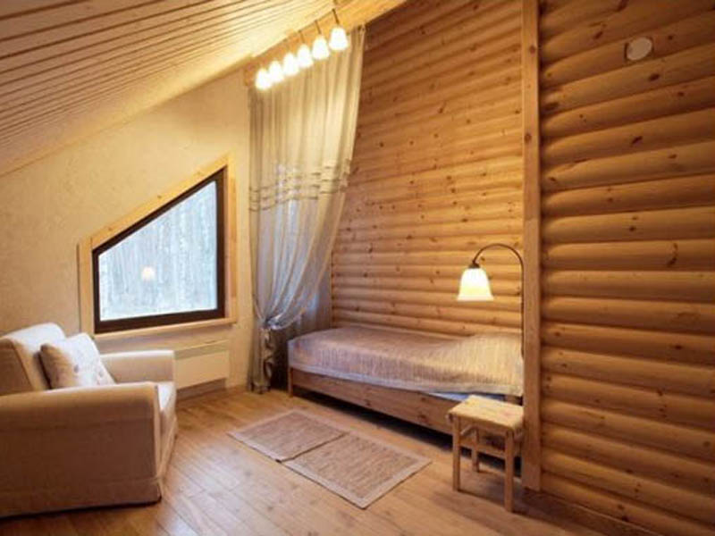 Внутренняя отделка дома Блок Хаусом из дерева