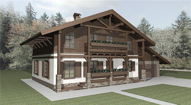 выбор цвета фасада дома