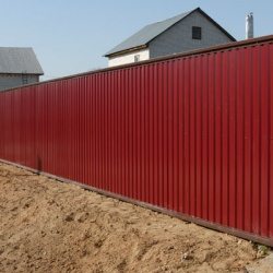 забор из сайдинга своими руками