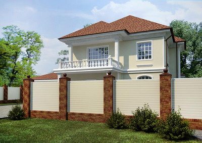 забор из сайдинга