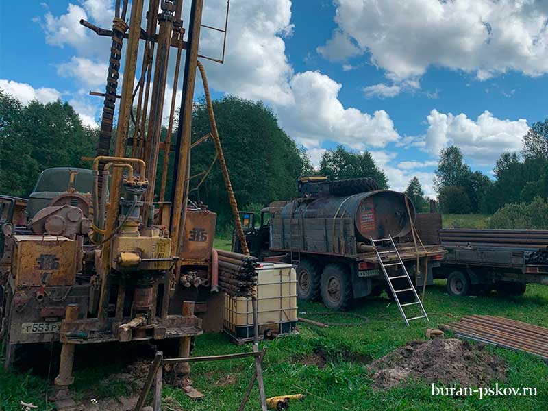 Бурение малодиаметральных скважин на воду